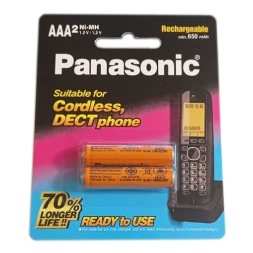 باتری نیم قلمی قابل شارژ پاناسونیک HR650mah(شش ماه گارانتی)