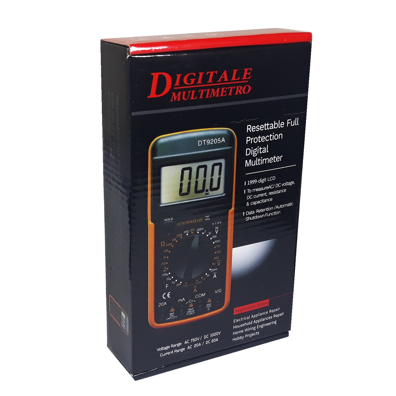 مولتی متر دیجیتال مدل 1106-DT9205A